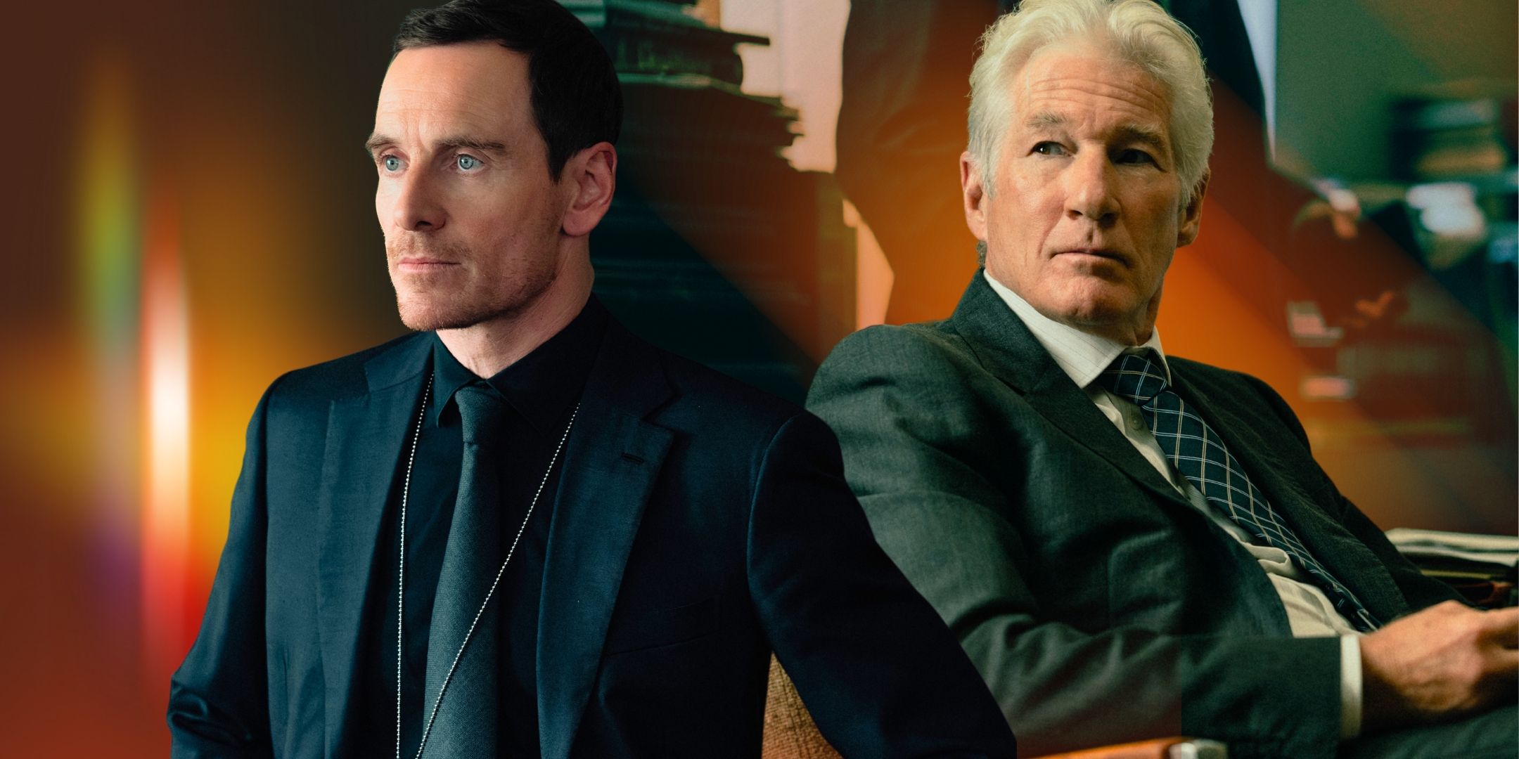 Michael Fassbender as Martian and Richard Gere as Bosko in The Agency, episode 8, season 1