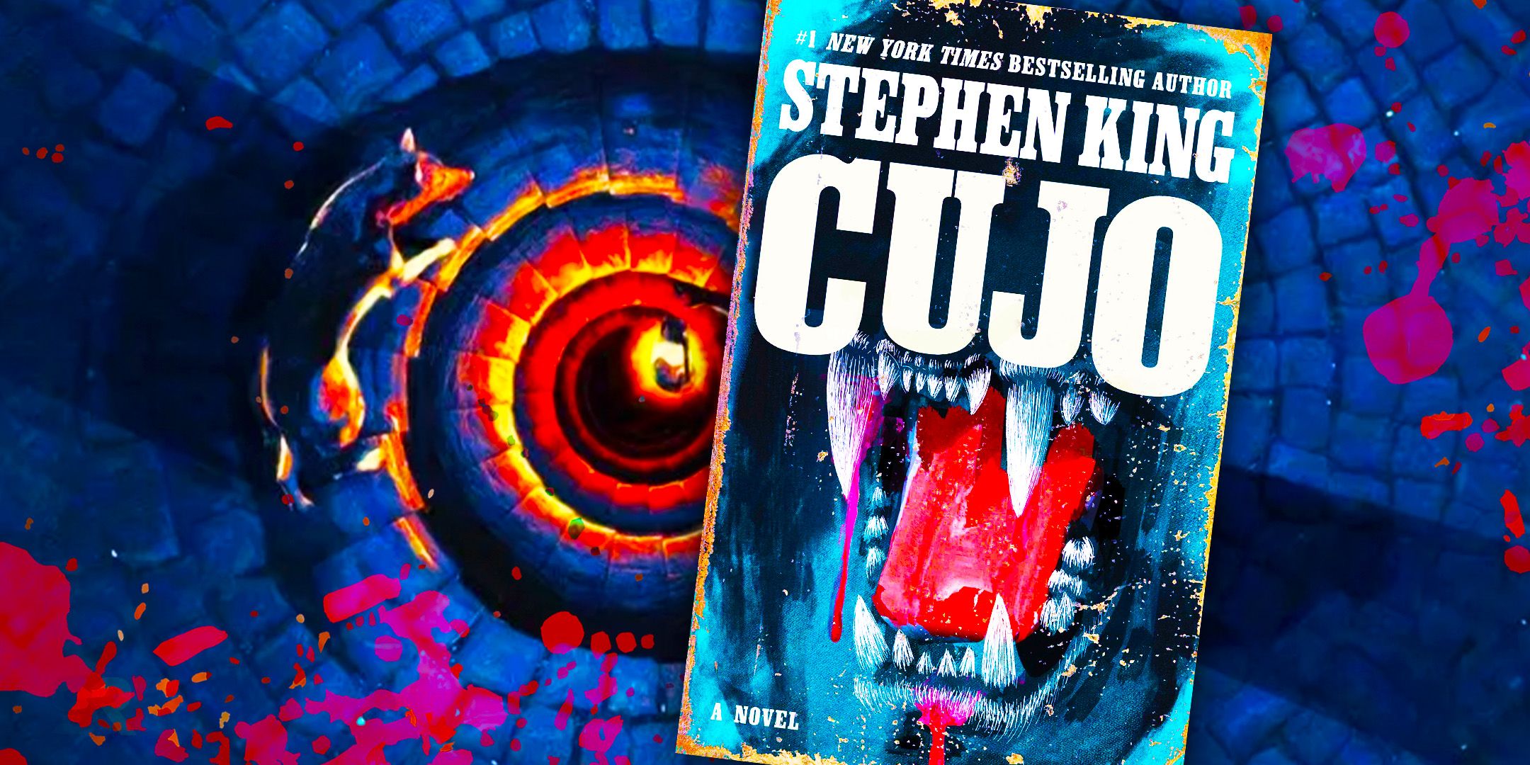 The cover of Stephen Kings Cujo and the cover of Fairy Tale