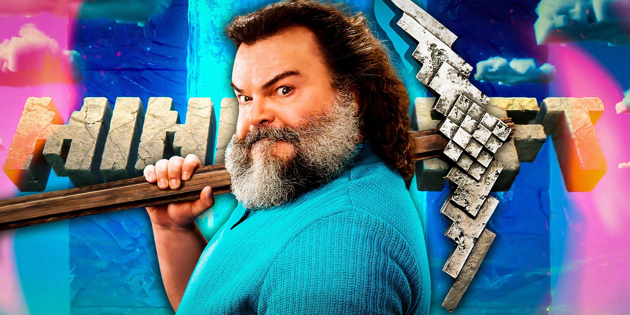 Jack Black as Steve in A Minecraft Movie