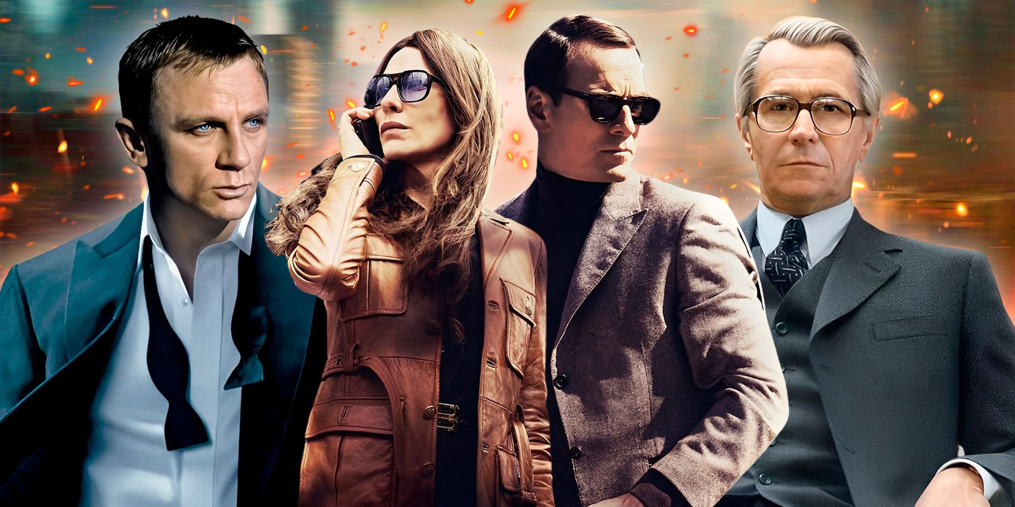 imagery from Black Bag and one each from Casino Royale and Tinker Tailor Soldier Spy