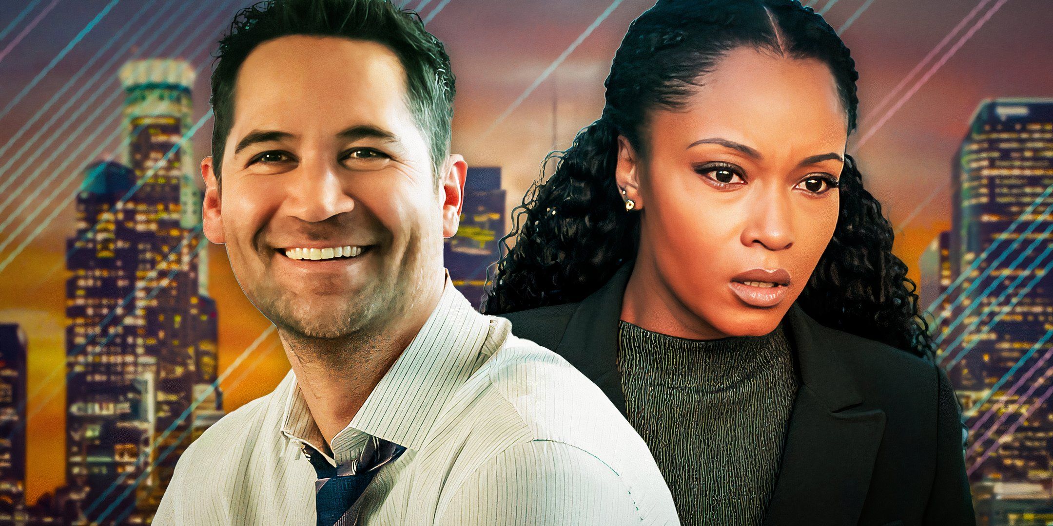 Mickey Haller and Andrea Freeman from Netflix's The Lincoln Lawyer