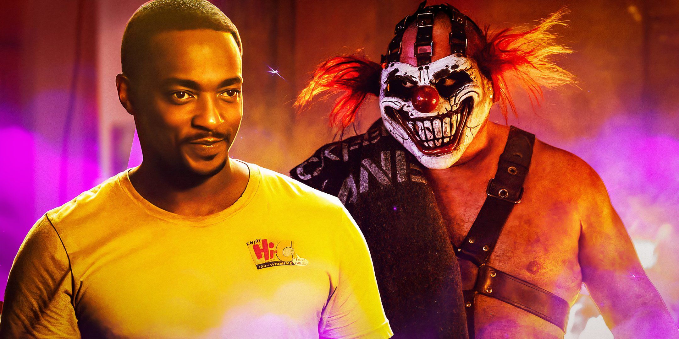 John Doe from Twisted Metal is next to Sweet Tooth.