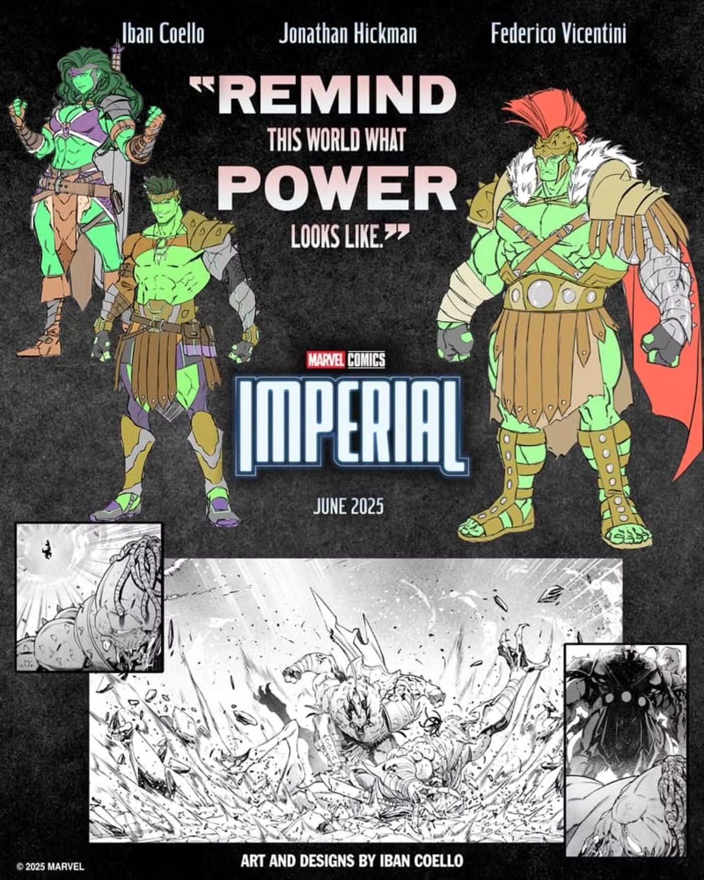 Imperal colored look