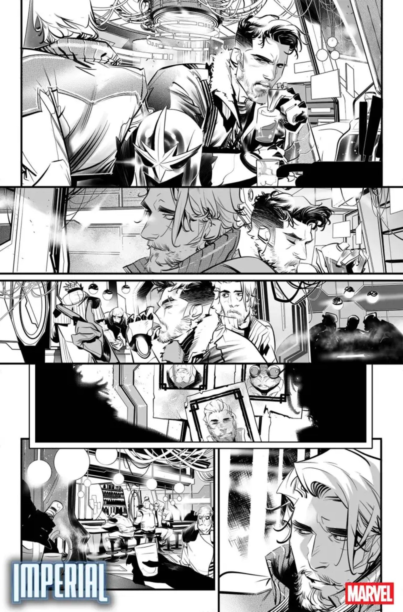 imperial preview page showing star-lord and nova