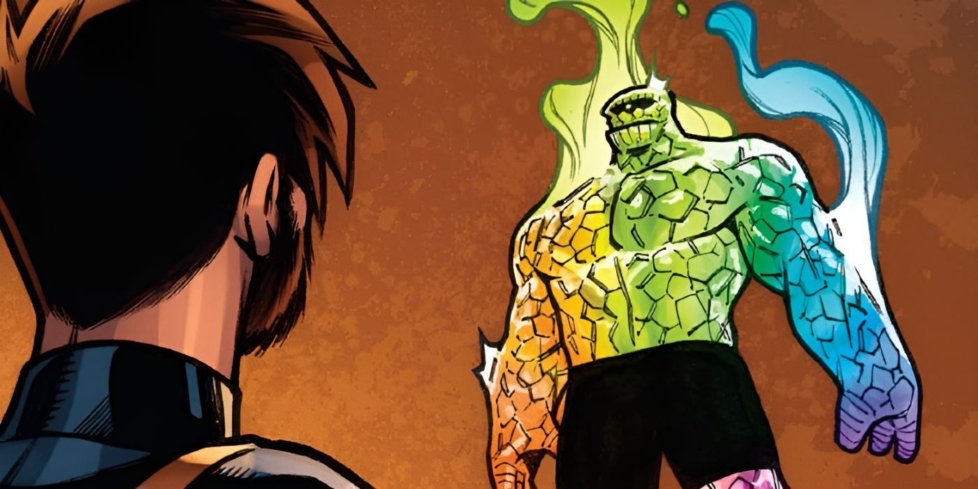 Infinity Thing Looks Down On Ant-Man (Tony Stark)