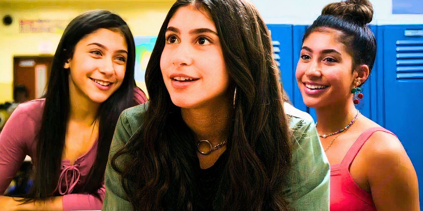 A custom collage image of Isabella Ferreira in Beyond My Skin, Love Victor, and Crush - created by Tom Russell