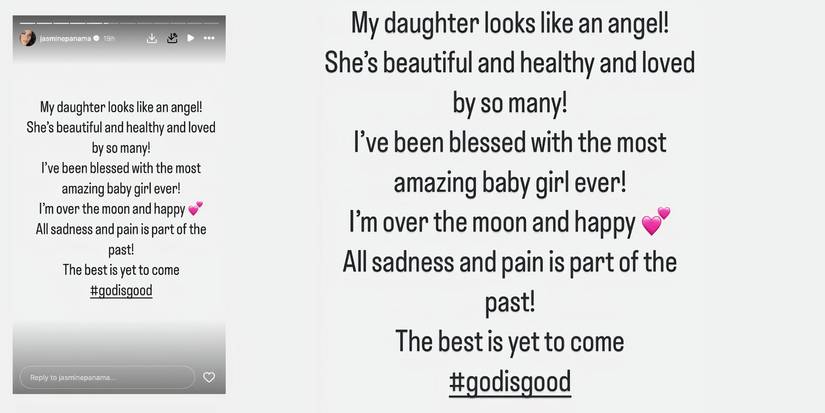 Jasmine Pineda from 90 Day The Last Resort Instagram Story about sadness