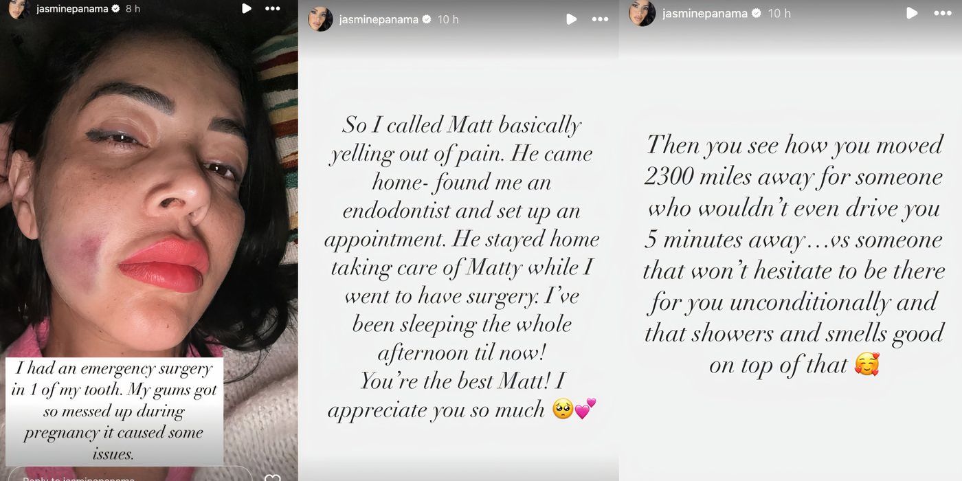 Jasmine Pineda in 90 Day Fiance on Instagram stories