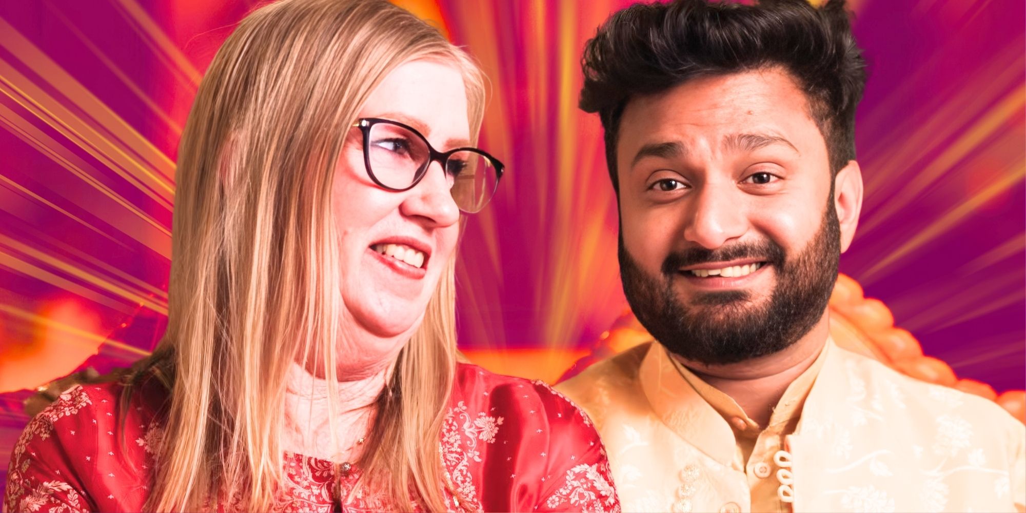 90 Day Fiance&rsquo;s Jenny Slatten &amp; Sumit Singh smile
