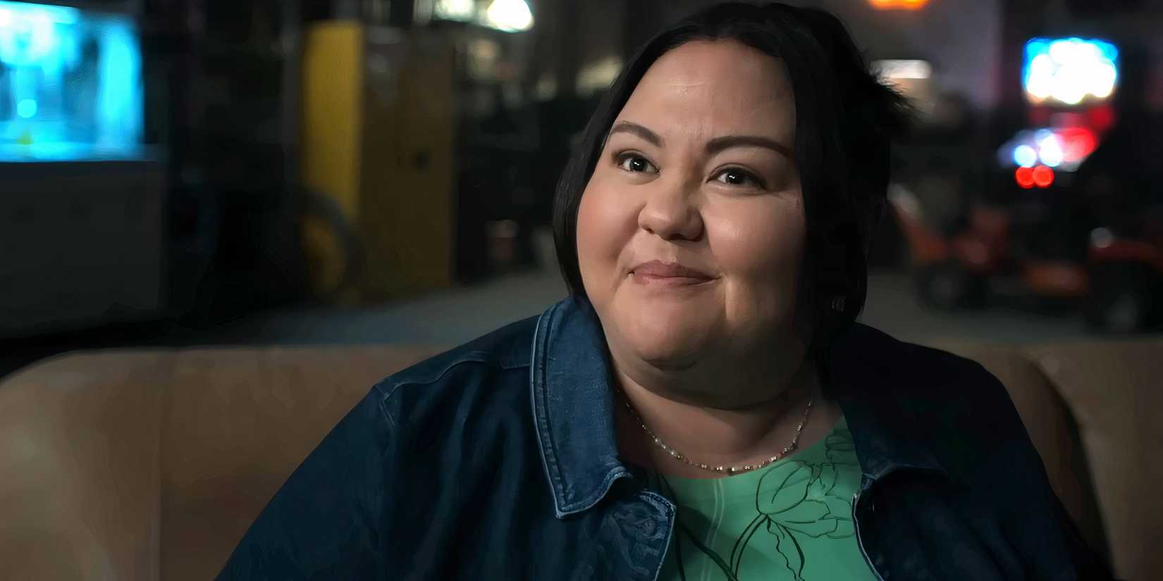 Jolene Purdy's Midge smirking in The Bondsman