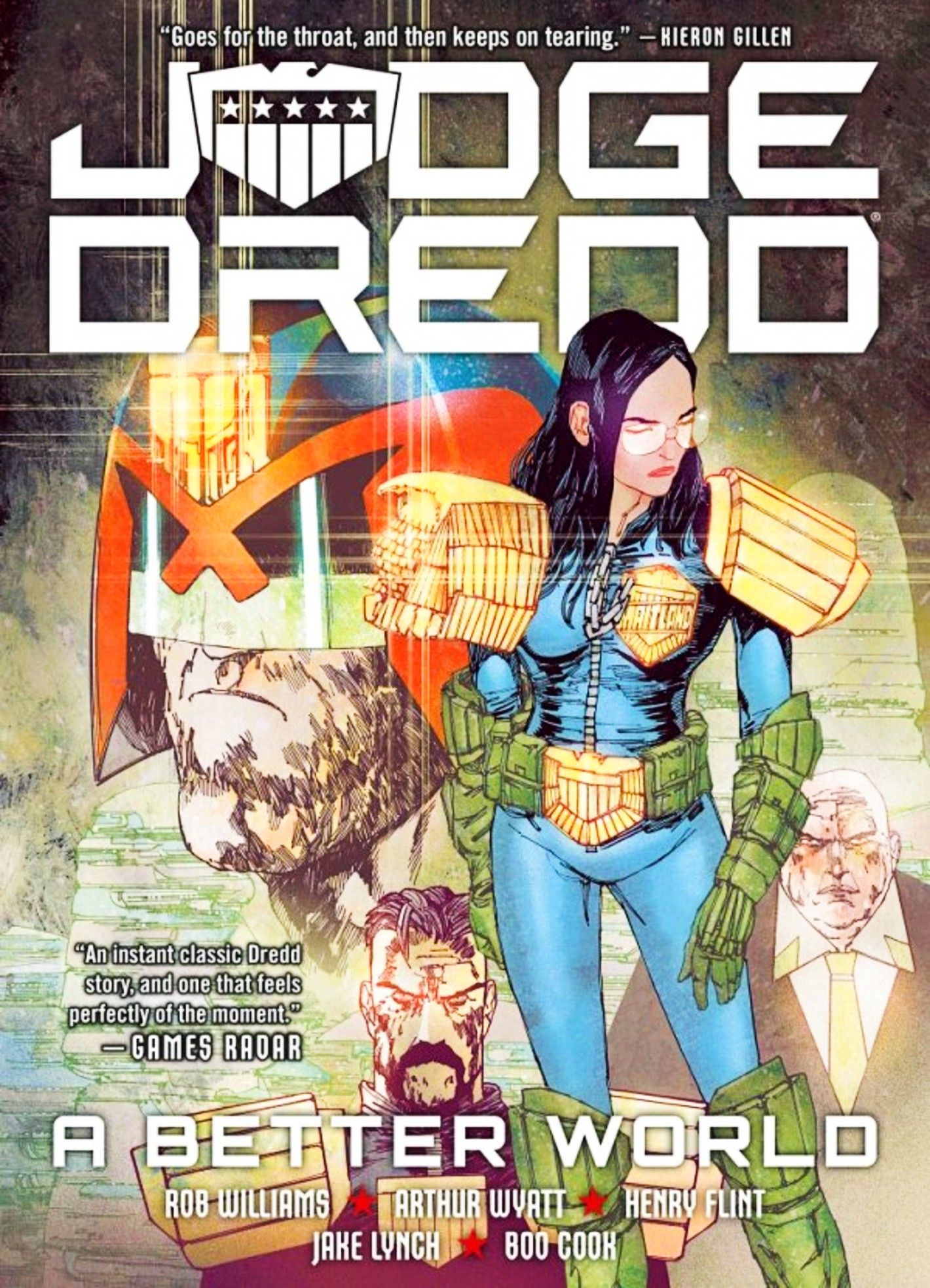 Judge Dredd A Better World Trade Paperback cover