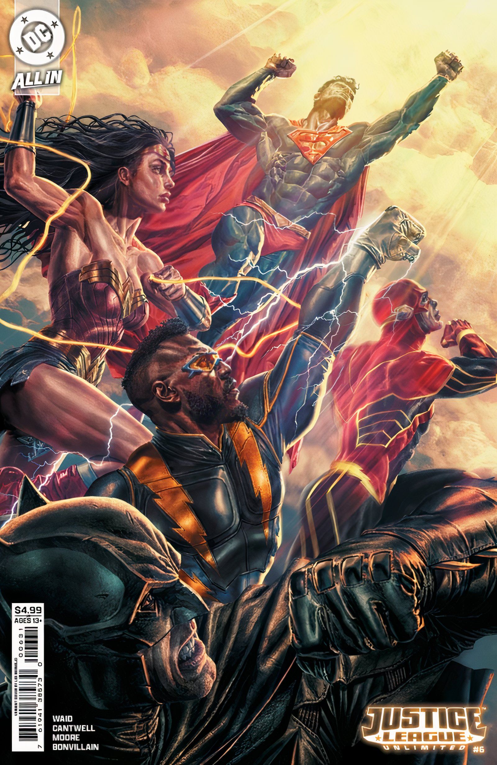 Justice League Unlimited #6 variant cover