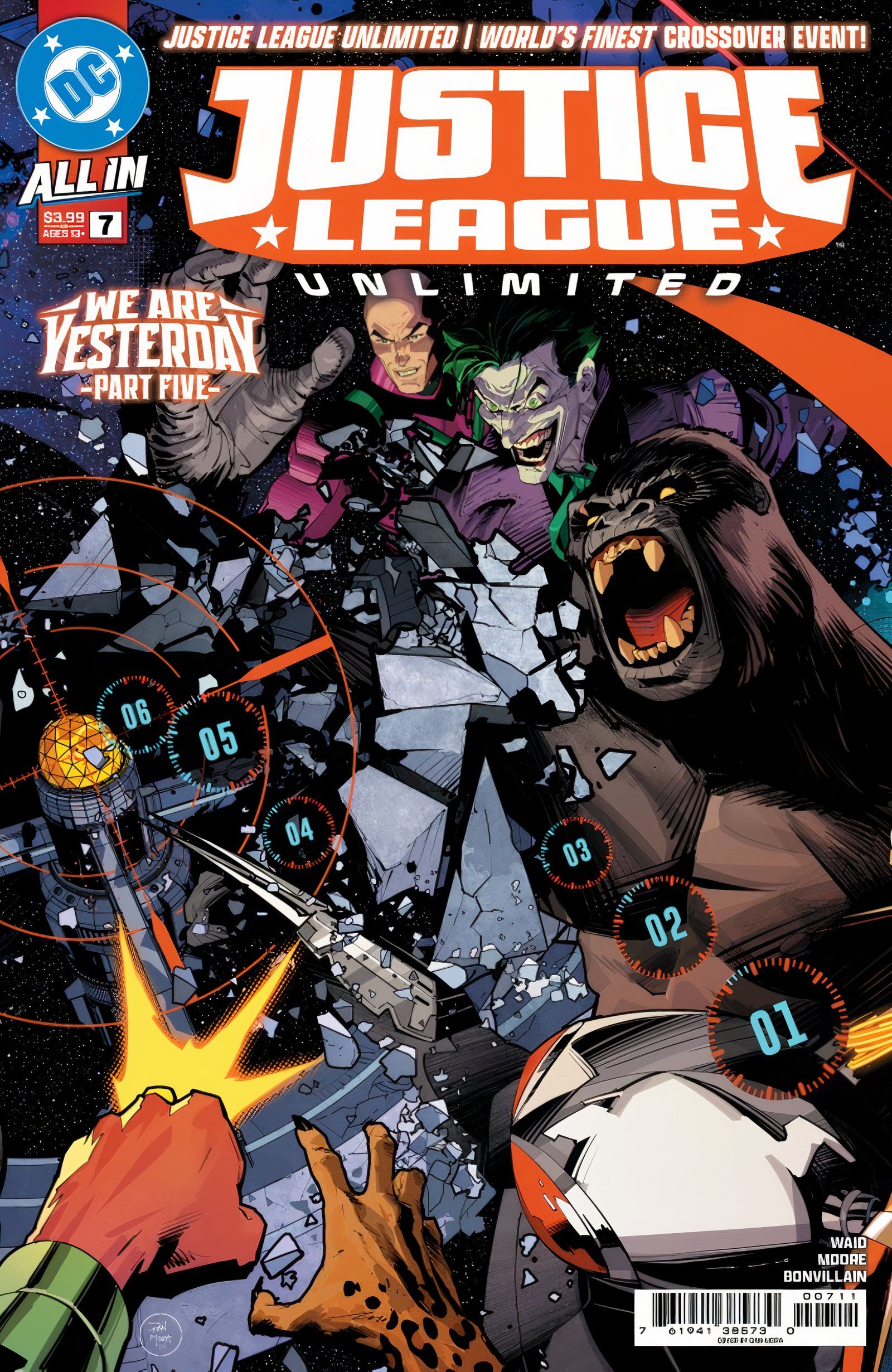 Justice LEague unlimited #7 main cover