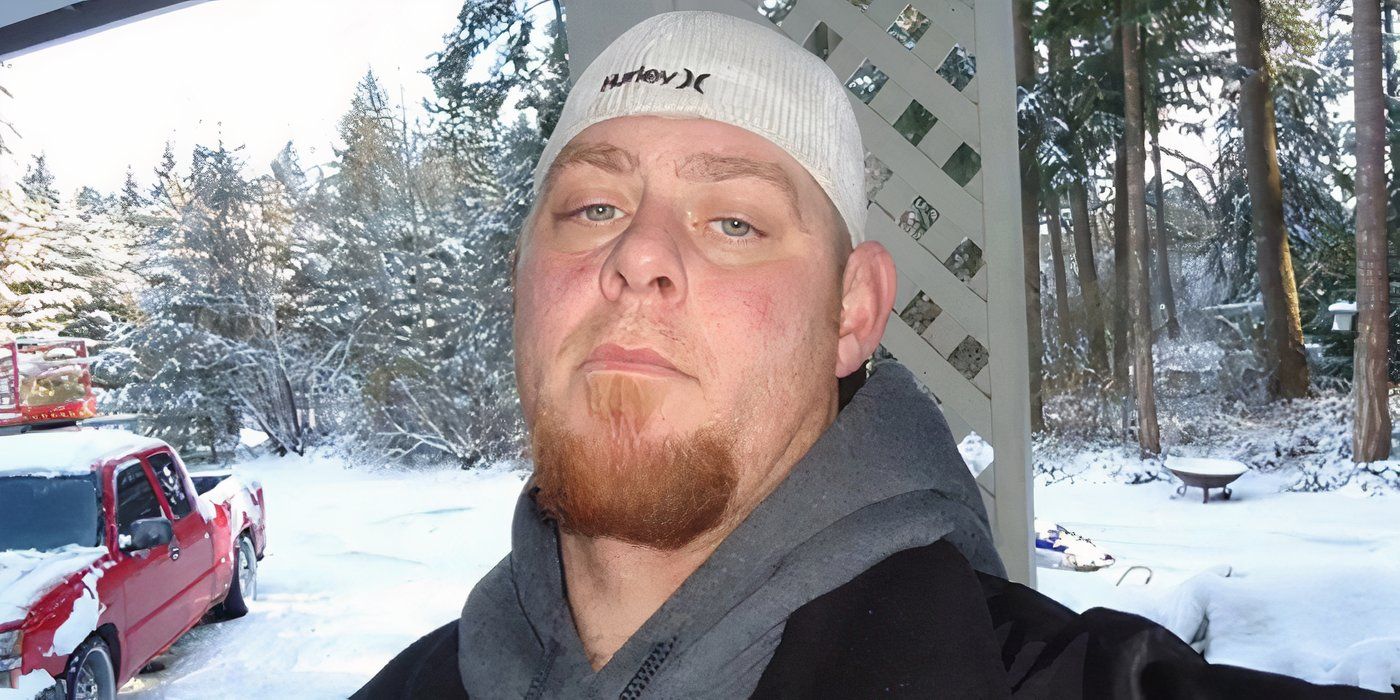 Justin Tennison in a selfie from Deadliest Catch