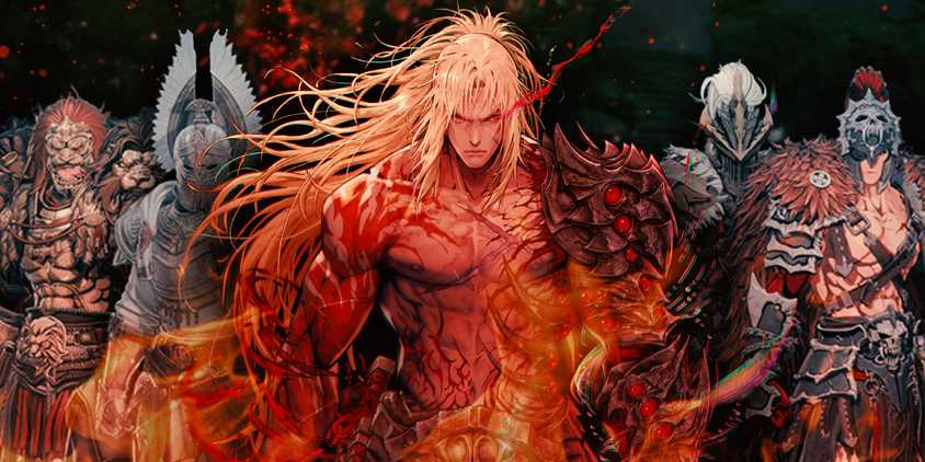 Khazan character with Armors