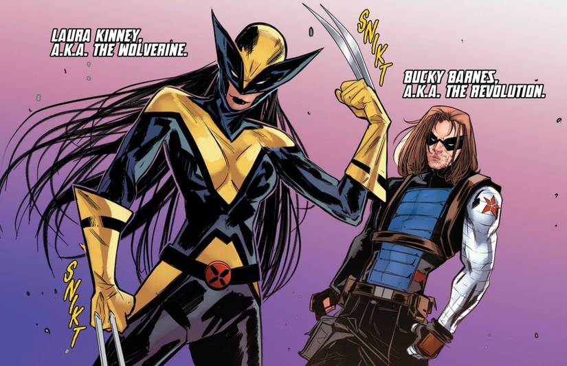 Laura Kinney Wolverine Bucky Barnes Revolution