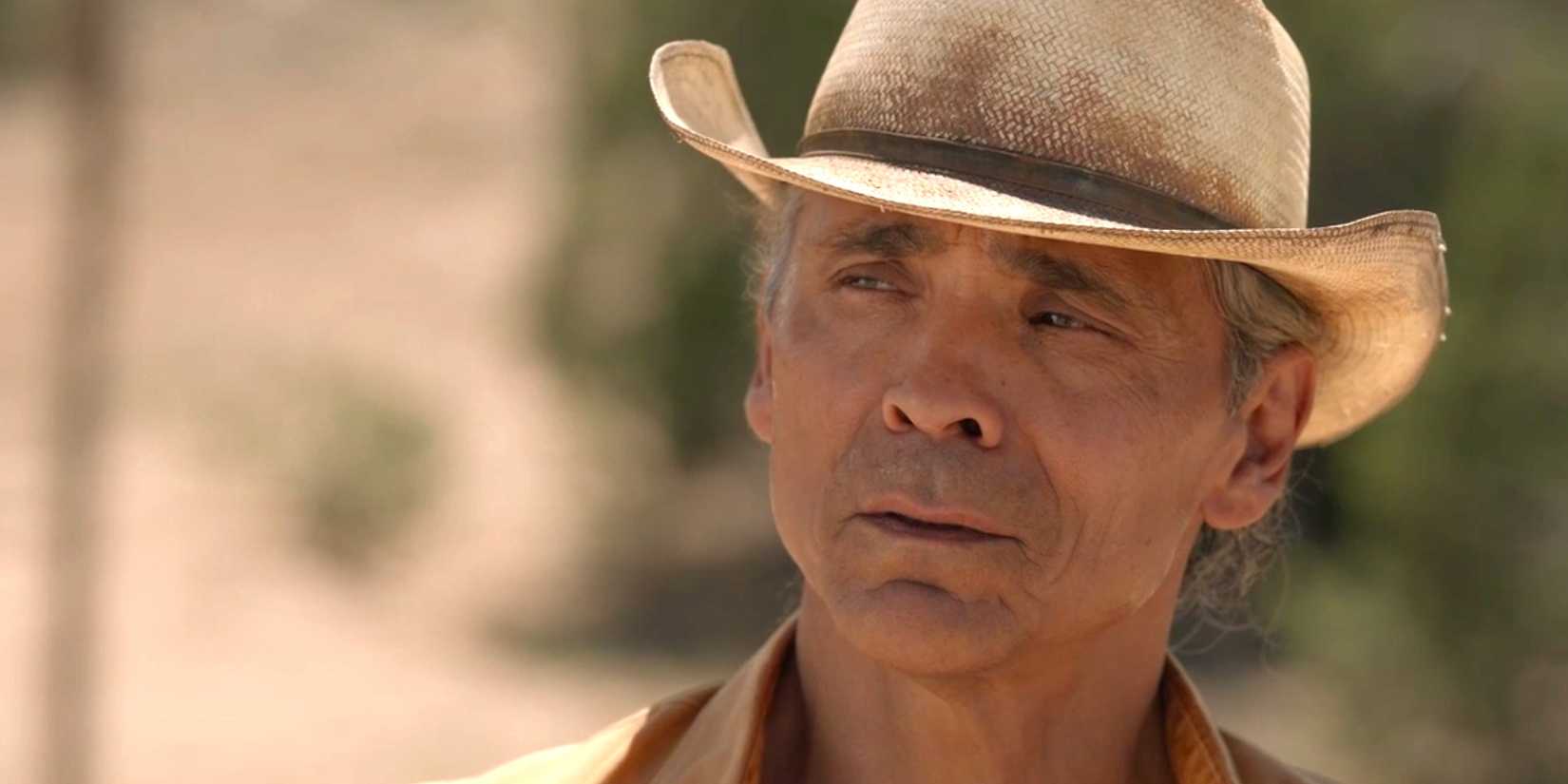 Joe Leaphorn (Zahn McClarnon) from Dark Winds Season 3, Episode 8
