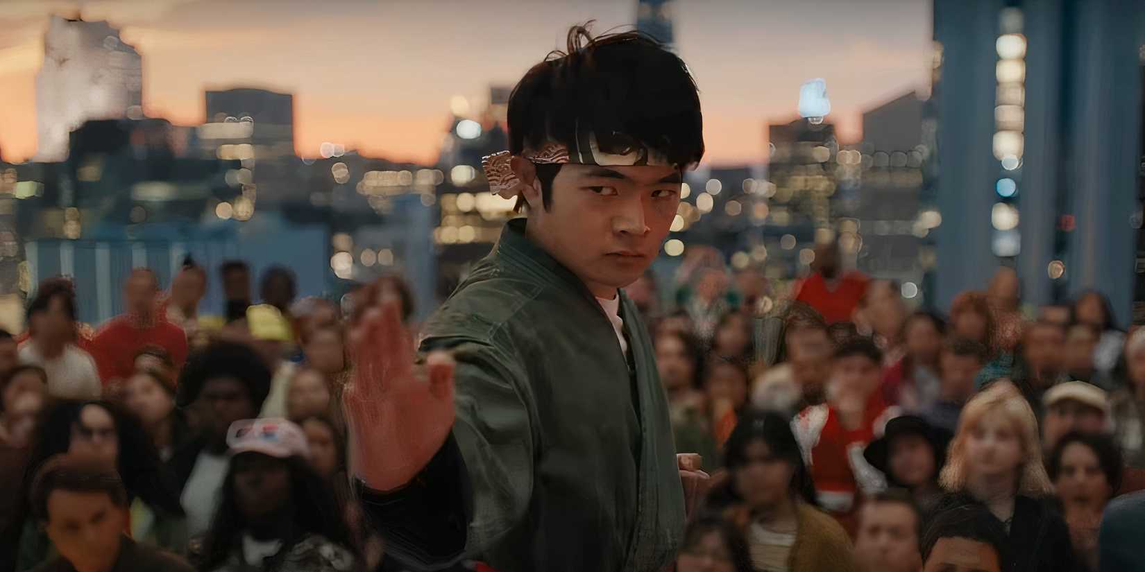 Actor Ben Wang as Li in Karate Kid: Legends. 
