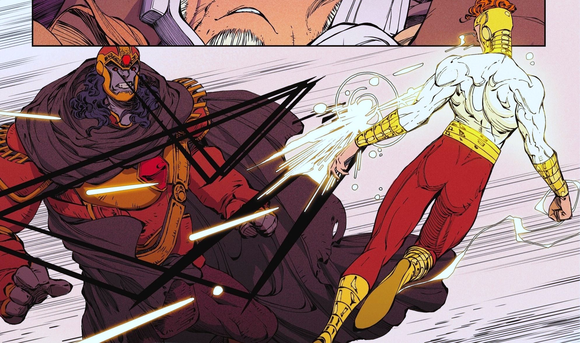 Lightray Battles Darkseid Son Grayven in News Gods #5 Comic
