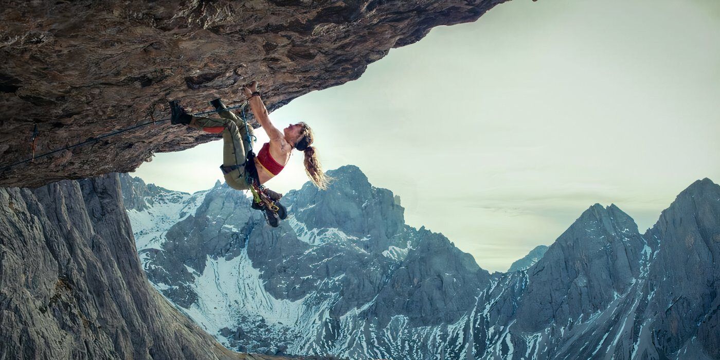 Lily James in Cliffhanger