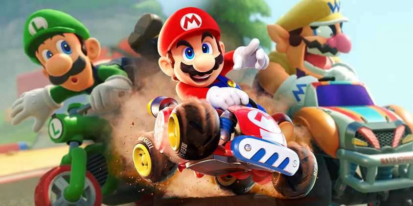 Characters from Mario Kart World