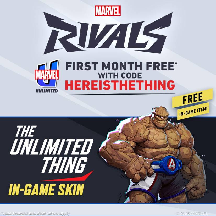 Marvel Rivals The Unlimited Thing Skin