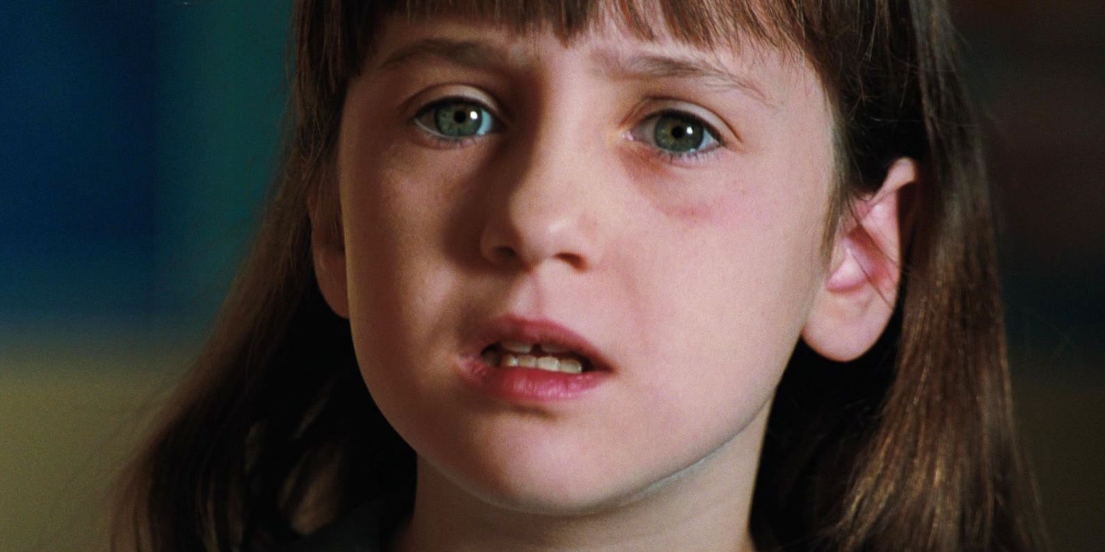 Matilda 1996 Mara Wilson as Matilda looking confused