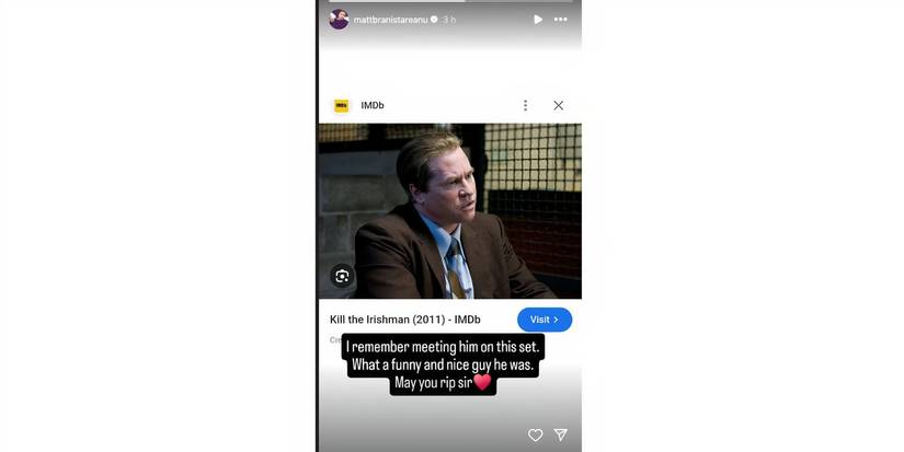 Matt Branis on 90 Day Fiance about Val Kilmer's death