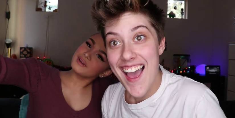 Footage of Raegan Beast in one of his YouTube videos