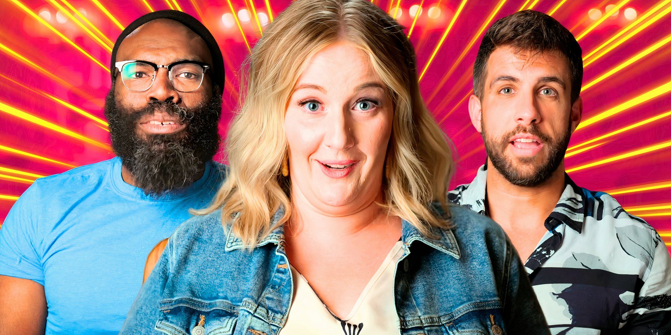 Million Dollar Secret stars Phillip Roundtree Chris Allen Lauren Jean in montage with red and yellow background