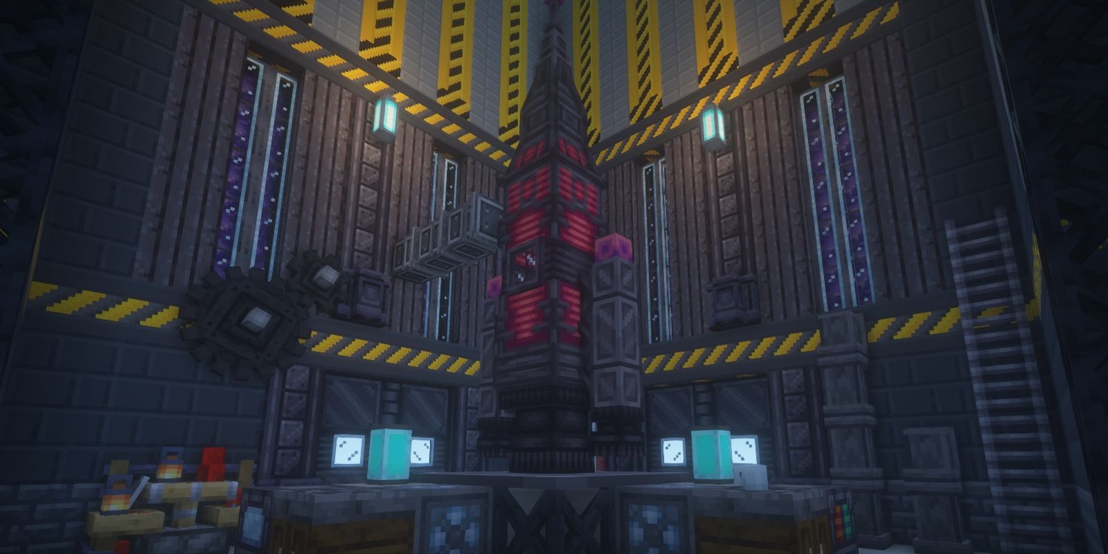 A rocket from Minecraft&rsquo;s Ad Astra mod.