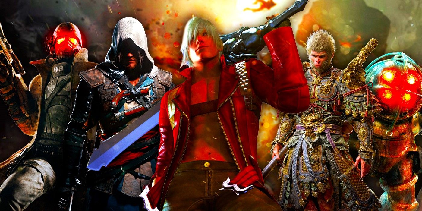 Characters from various games looking badass