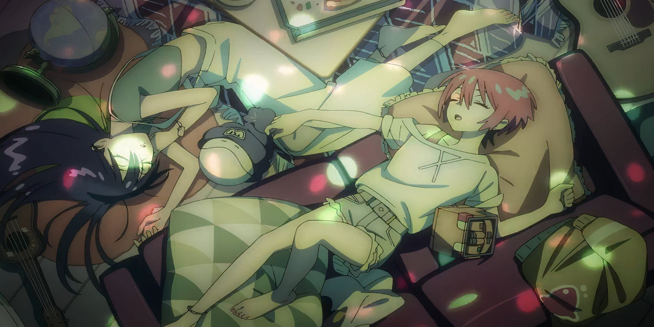 Machu and Nyaan in the ending theme