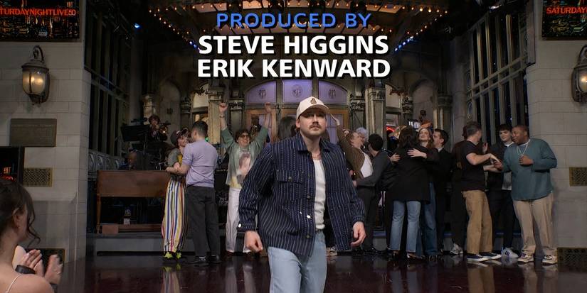 Morgan Wallen walking off the Saturday Night Live season 50 set
