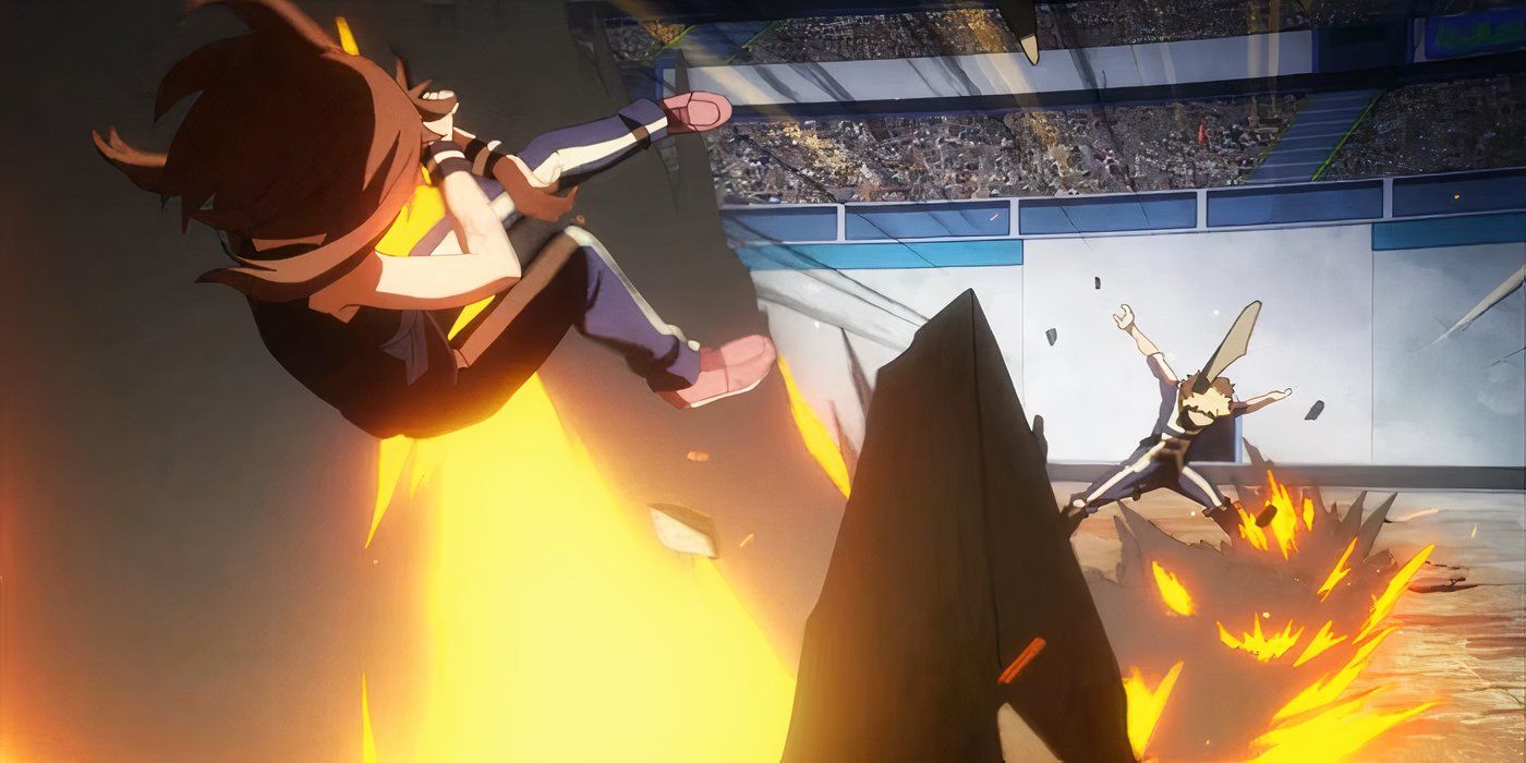 My Hero Academia Bakugo Attacking Uraraka Sports Festival