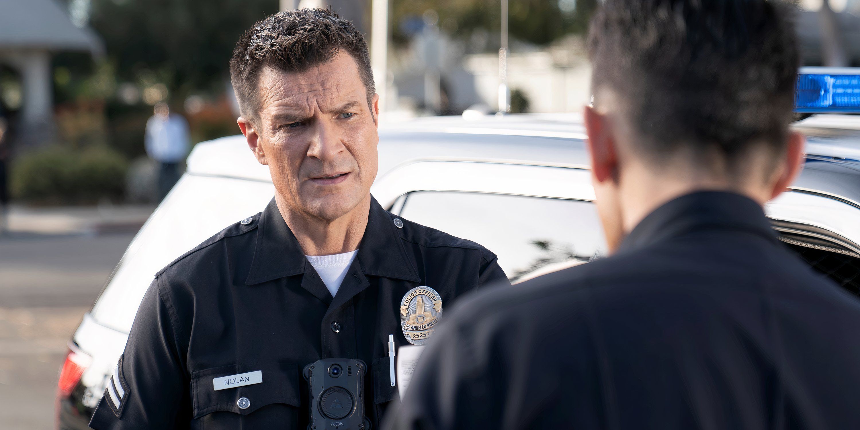 Nathan Fillion as John Nolan in The Rookie season 7, episode 12