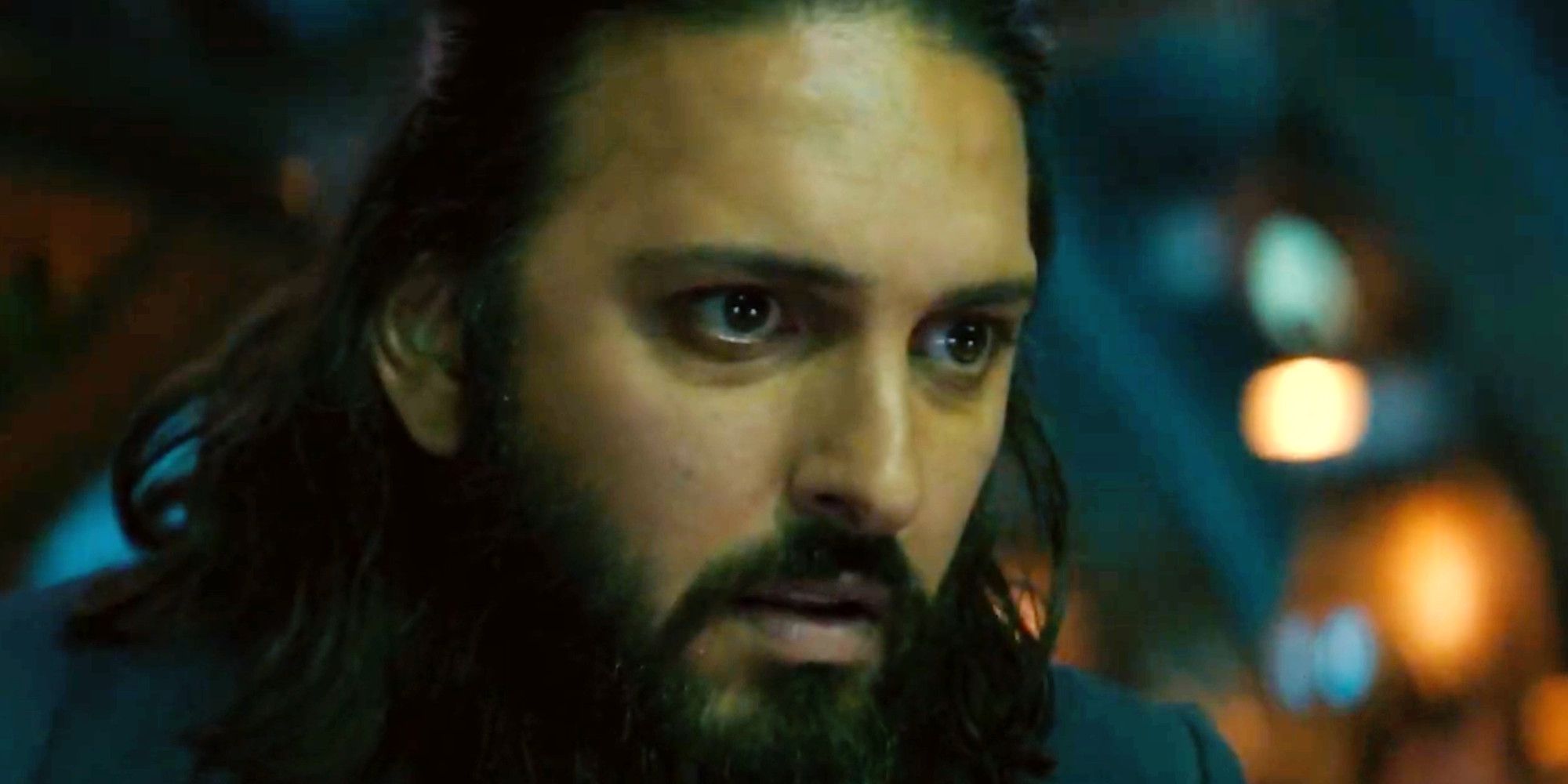 Nautilus close up Shazad Latif looking concerned 