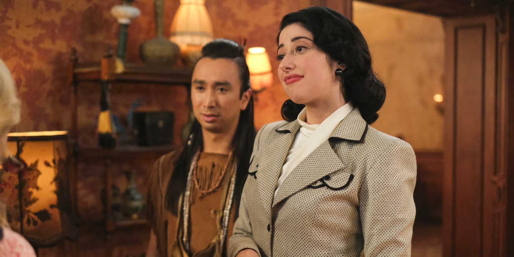 Sas and Joan in Ghosts season 4, episode 17
