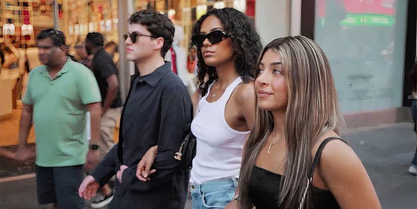 Next Gen NYC cast members walk down the New York Ctiy street in summer