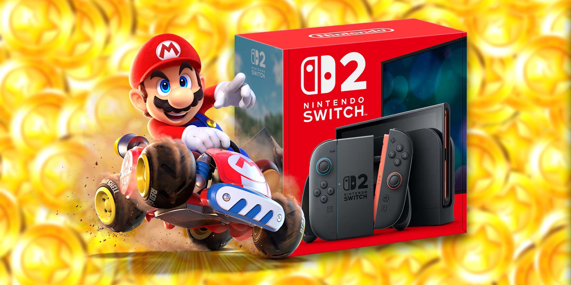 Nintendo Switch 2 Mario Kart Gold Coins