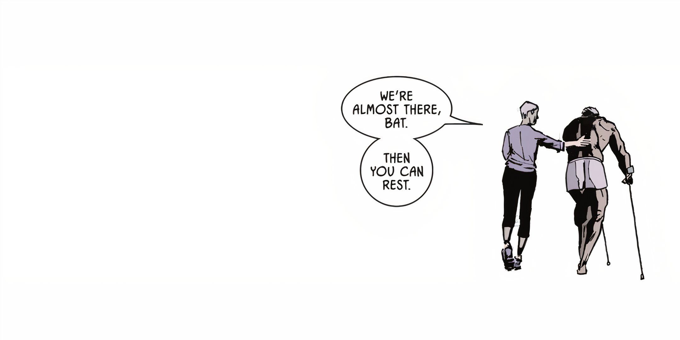 Older Batman and Catwoman Together DC