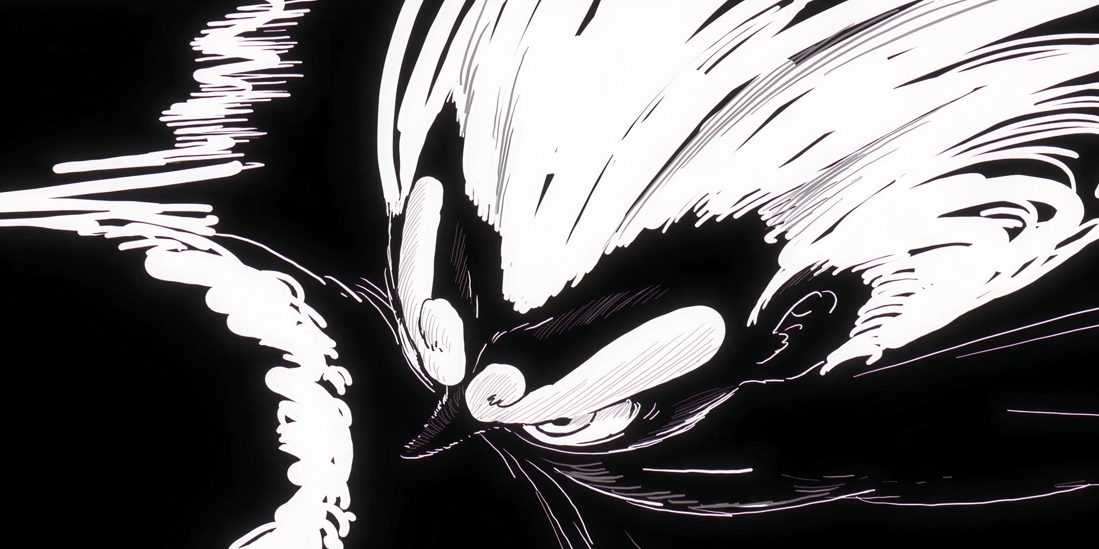 An impact frame of Luffy in episode 1127