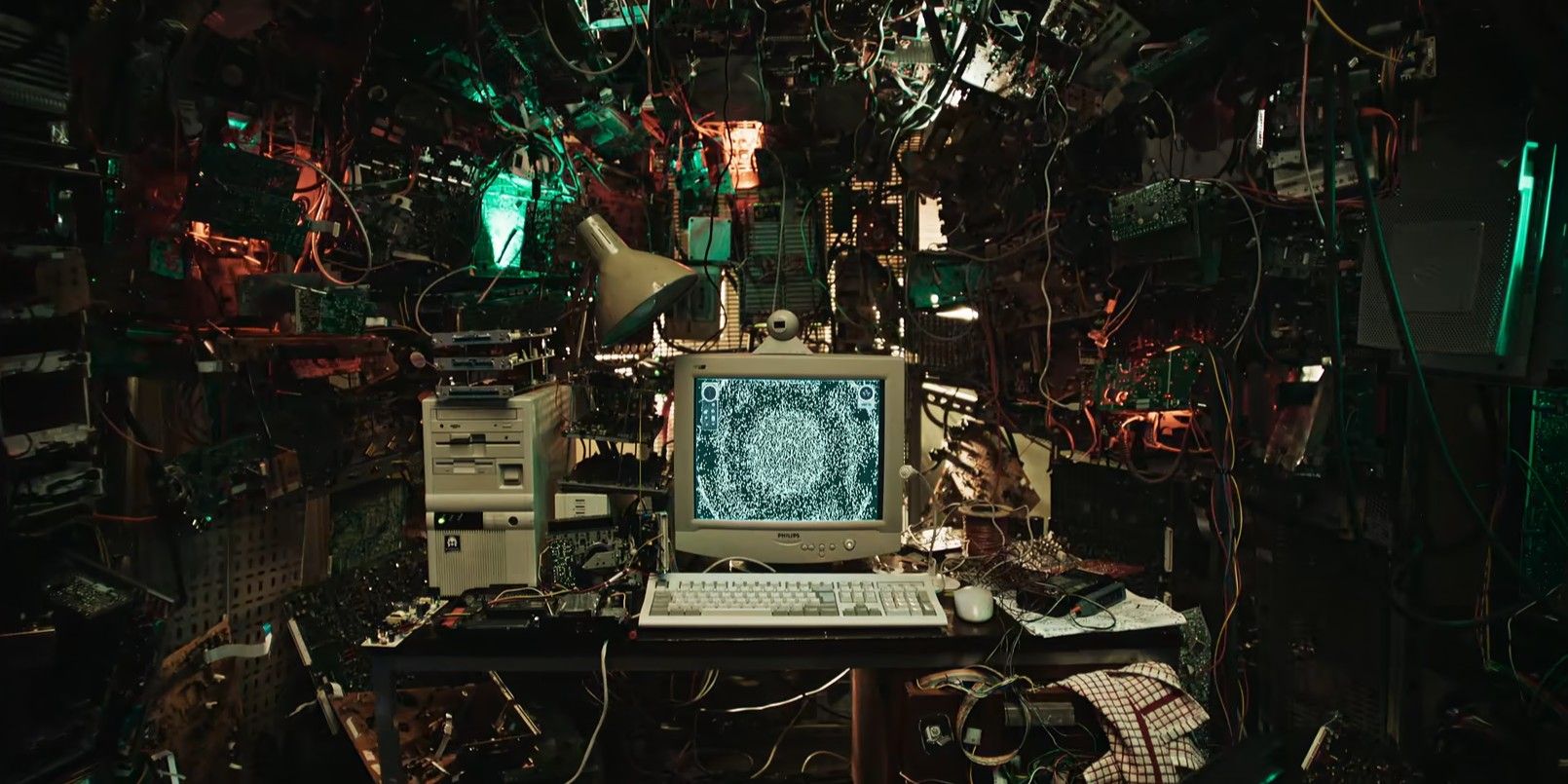 The Throng on Cameron&rsquo;s computer in Black Mirror season 7, episode 4, &ldquo;Plaything&rdquo;