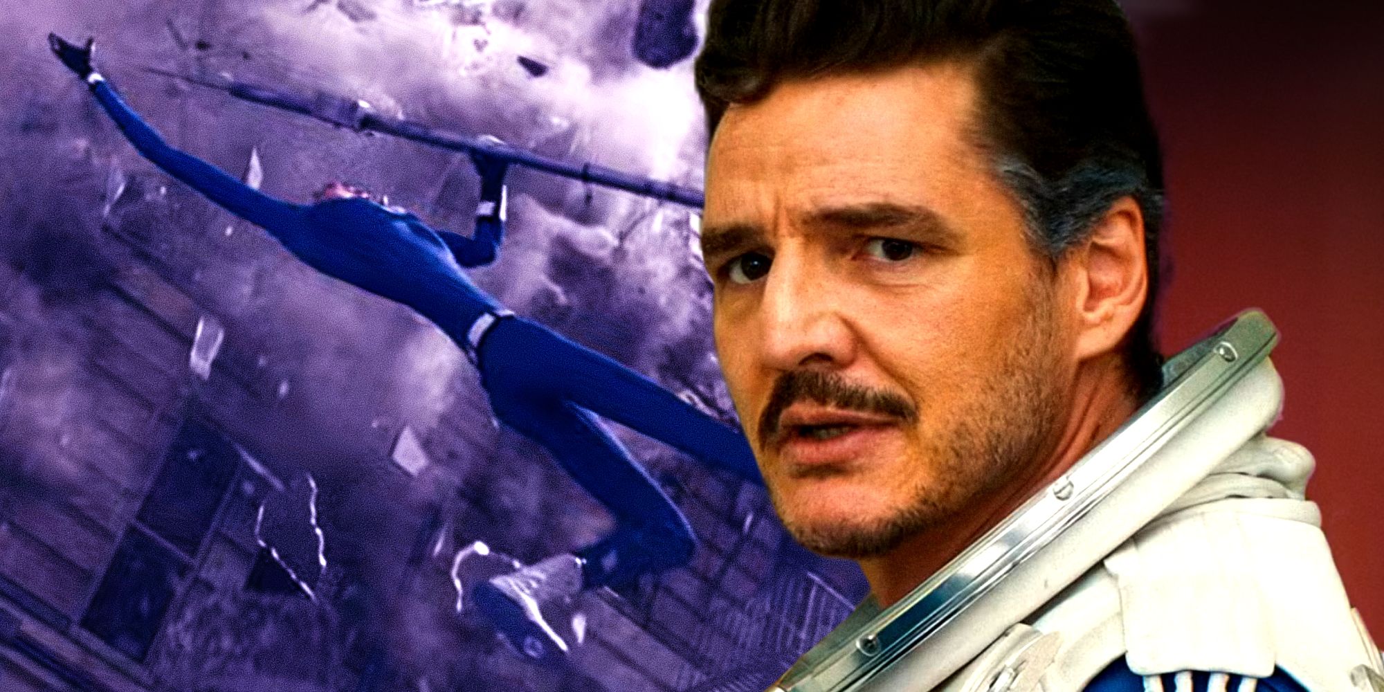 Pedro Pascal&rsquo;s Reed Richards uses his super stretching powers in The Fantastic Four First Steps