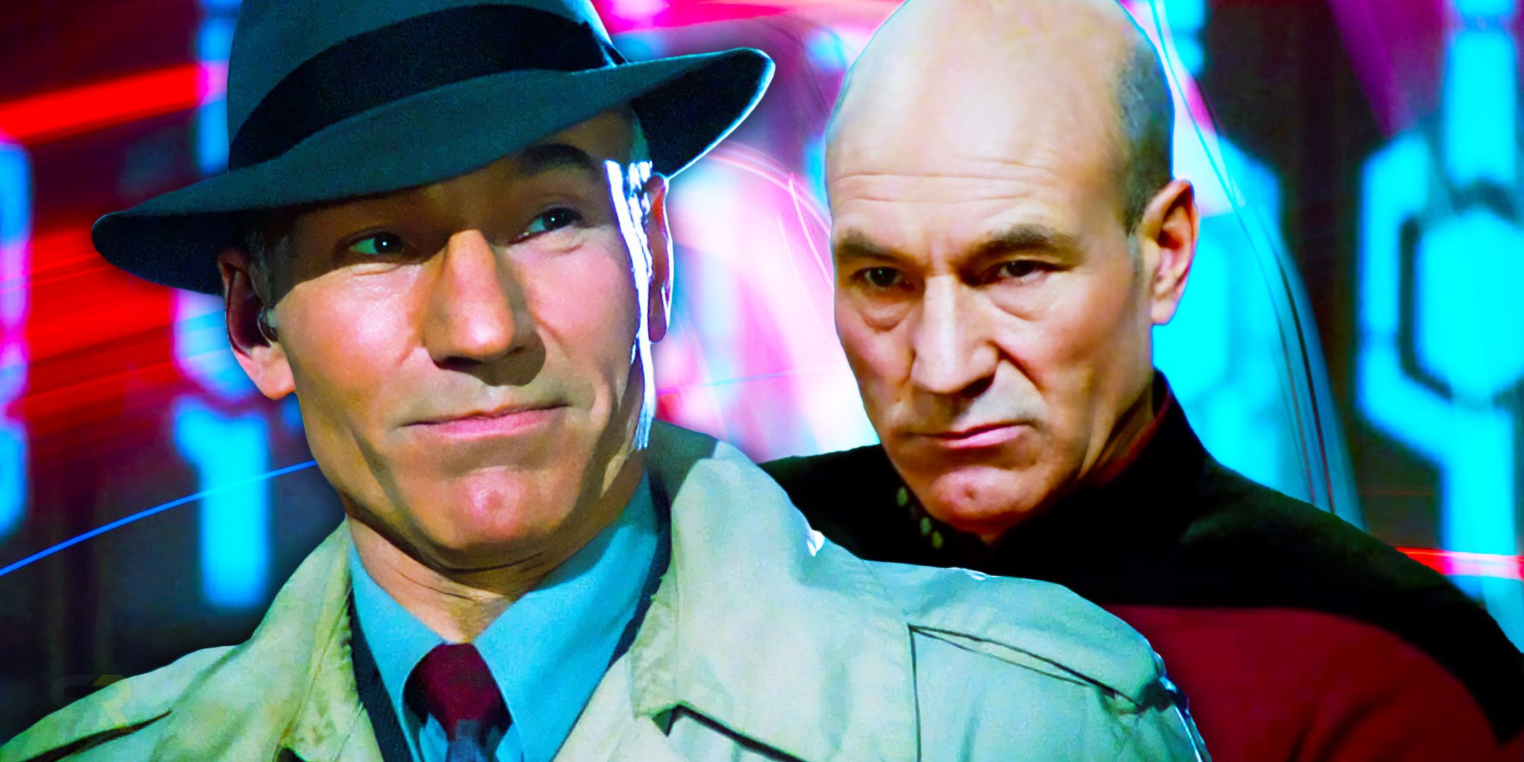 Captain Picard as Dixon Hill in Star Trek TNG