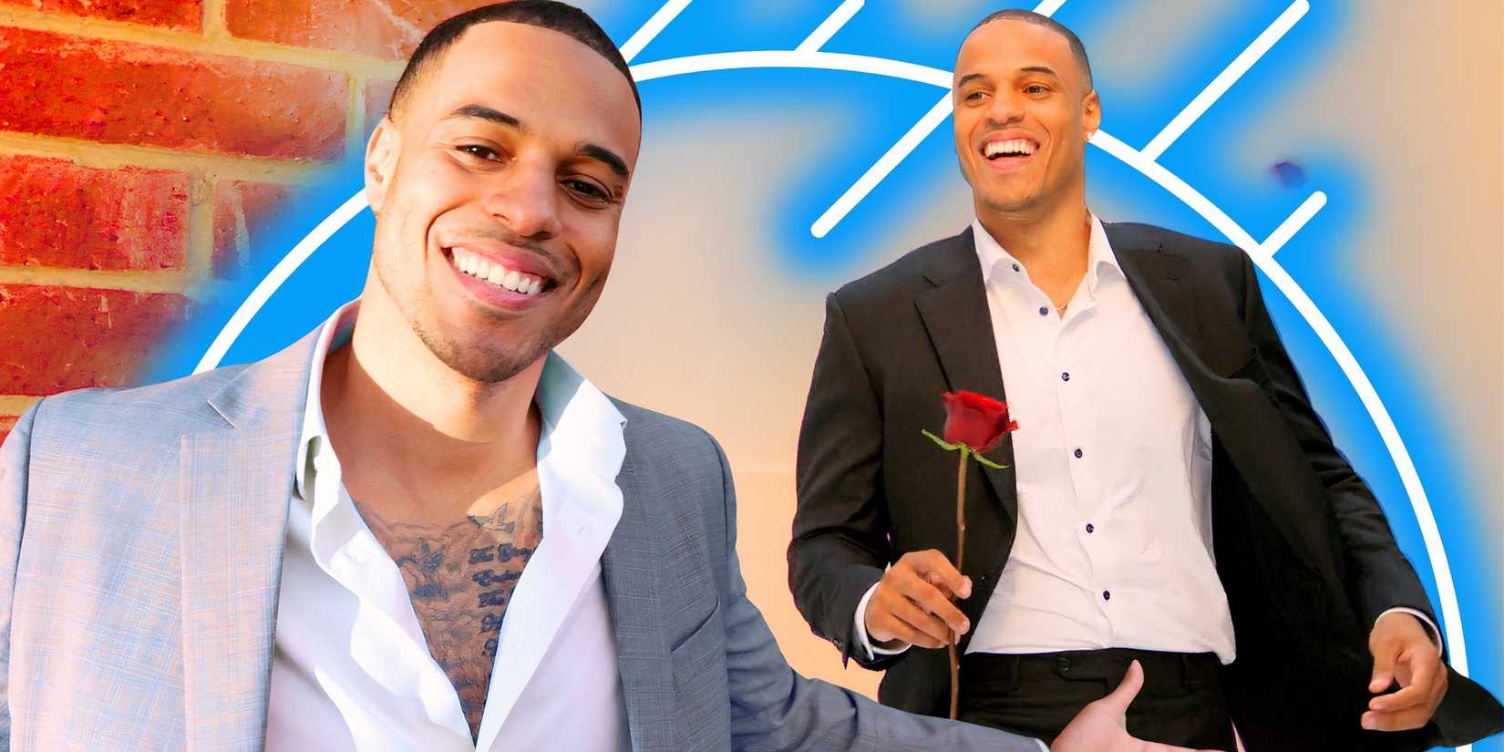 montage of The Bachelor 29's Grant Ellis 