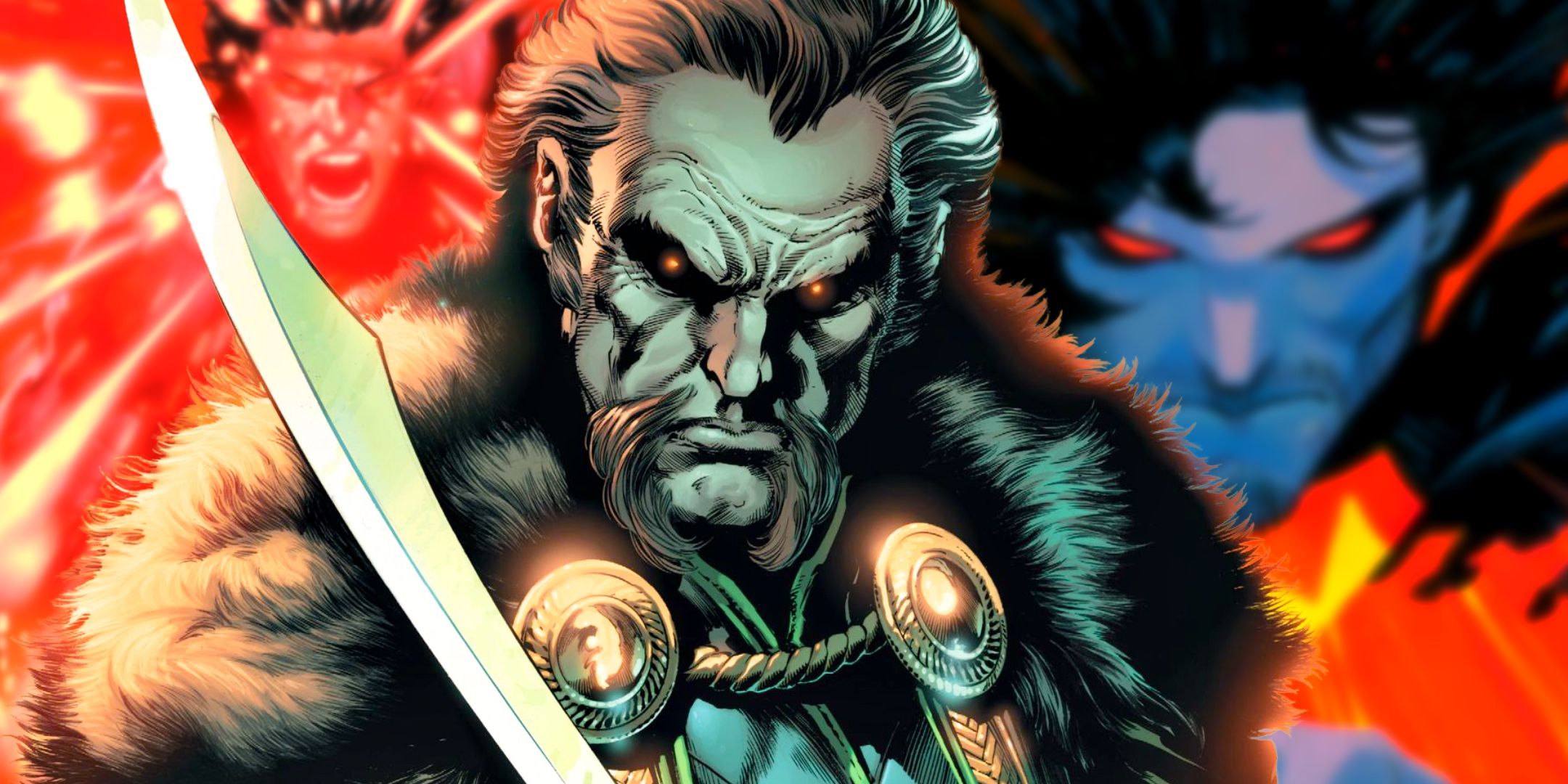 Ra's A Ghul and Absolute Superman Background Custom DC Image-1