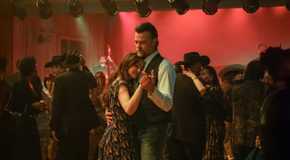 Quinn dances with Staten in Ransom Canyon season 1.