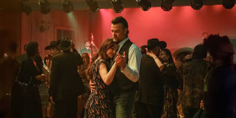 Quinn dances with Staten in Ransom Canyon season 1.
