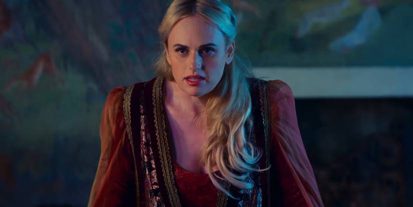 Rebel Wilson as Lady Capulet looking intense in Juliet and Romeo